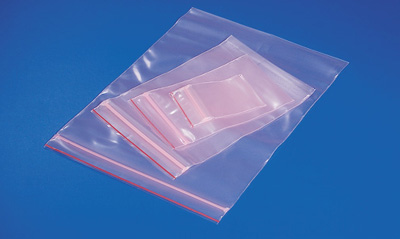 Reclosable Transparent Pink Antistatic Bags
