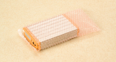 Pink Anti-Static Bubble Bags with Lip & Tape