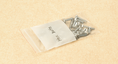 2 Mil Minigrip® Whiteblock Reclosable Bags