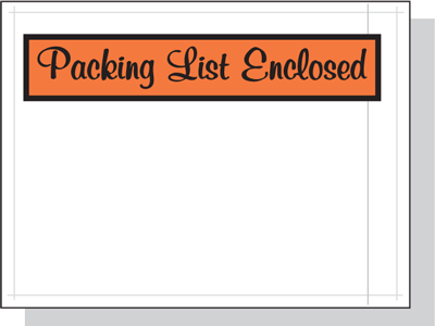 4.5 x 6 "Packing List Enclosed" 