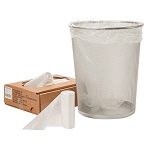 Show product details for 31-33 Gallon - 33 X 40 - 11 Mic - Clear on coreless rolls