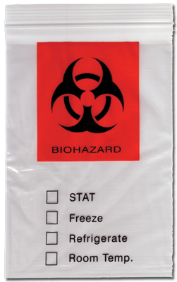 Biohazard Specimen Bags